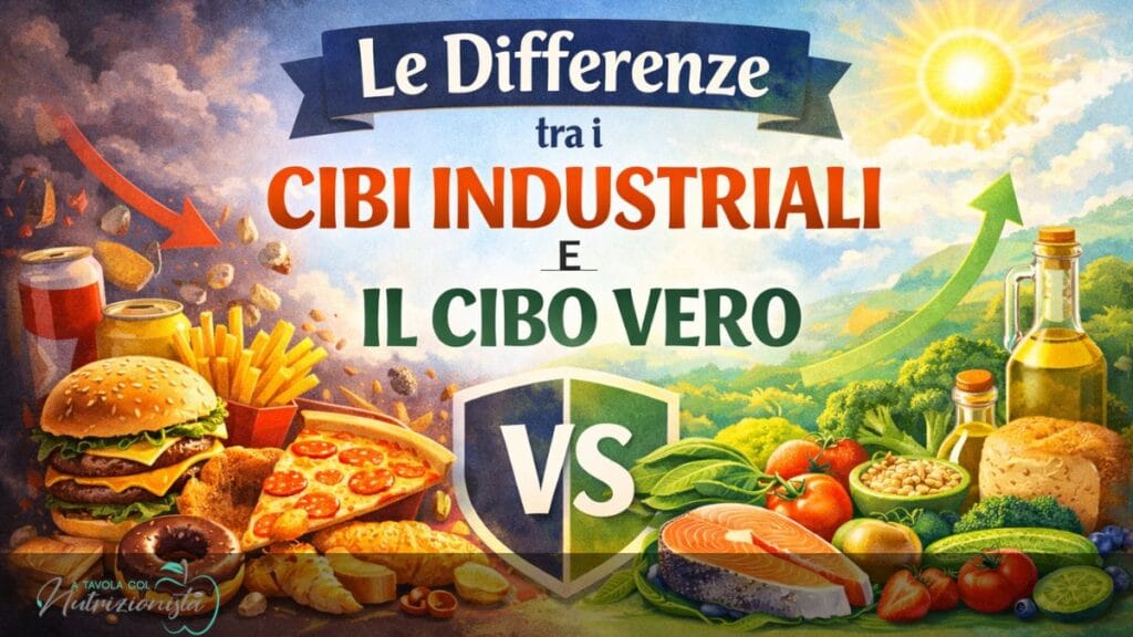 11 differenze tra i cibi industriali e il cibo “vero”