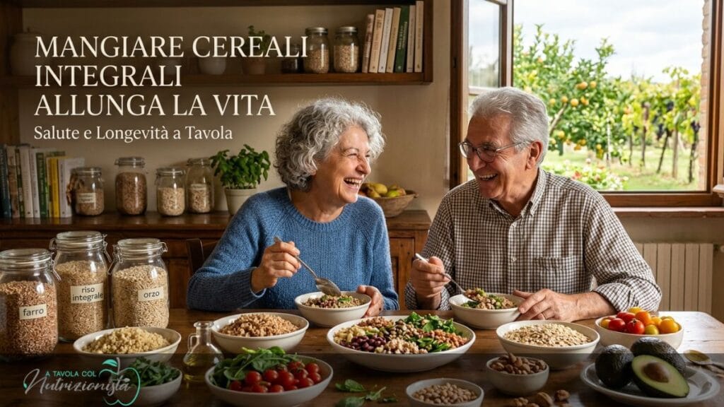 Mangiare cereali integrali allunga la vita