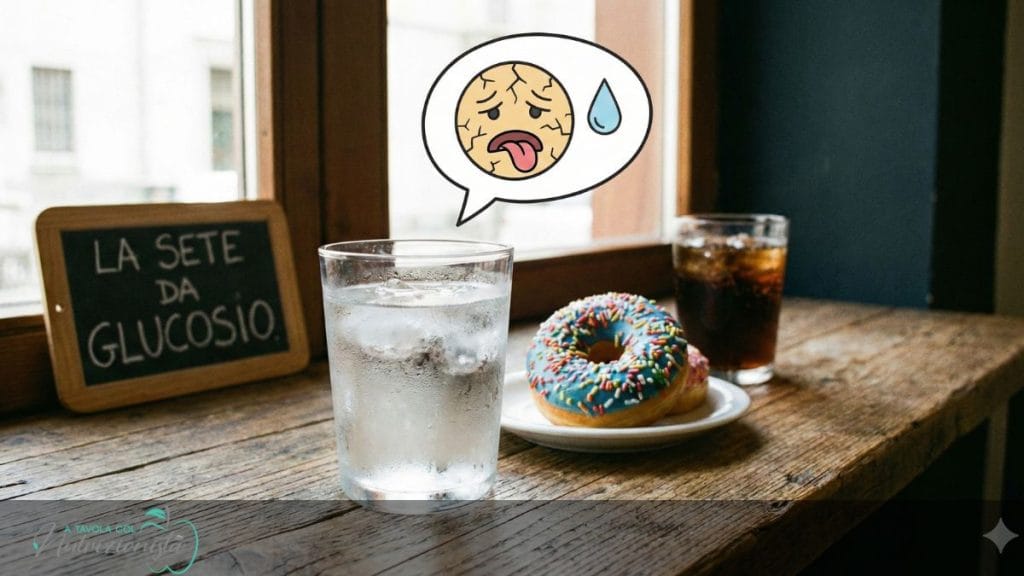 Lo Zucchero fa venire sete? Ecco il meccanismo biologico (in 5 minuti)