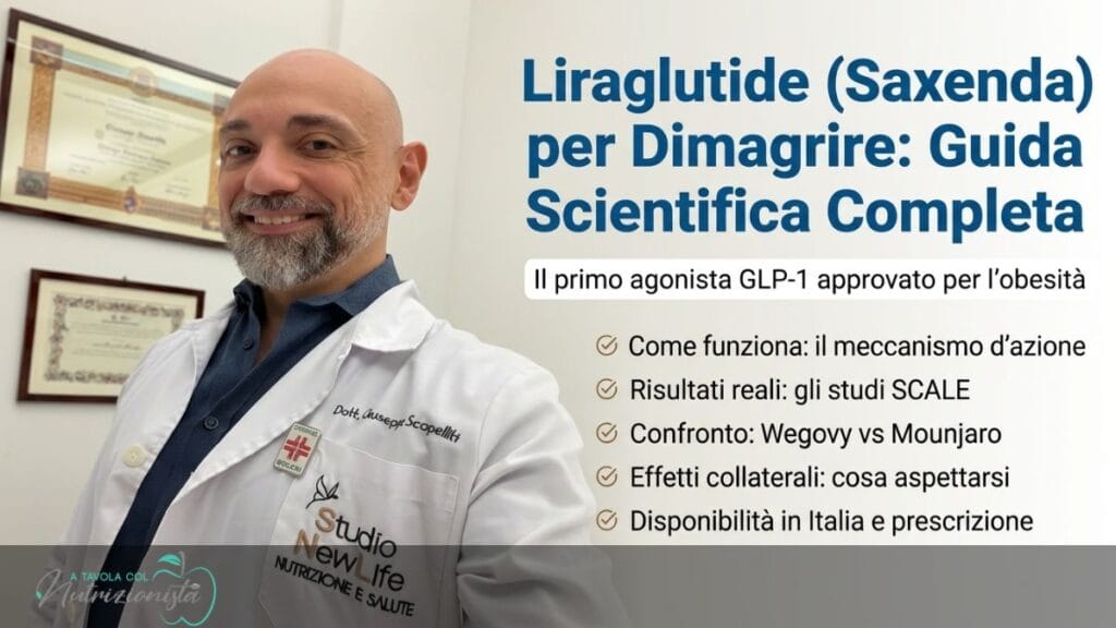 Liraglutide (Saxenda) per Dimagrire: Guida Scientifica Completa