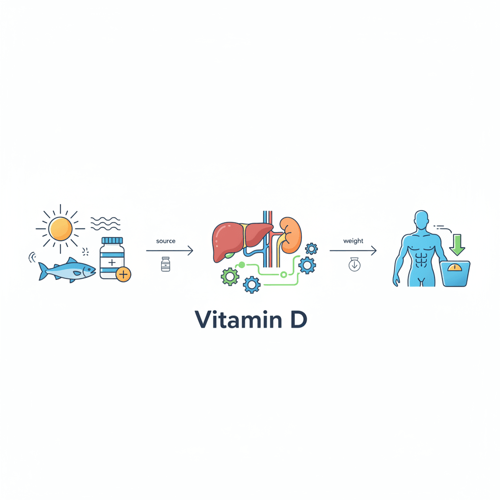Vitamina D e Peso: Come Influenza il Metabolismo e il Dimagrimento